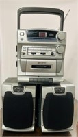 LENNOXX SOUND DISC STEREO BOOMBOX SYSTEM