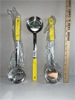 (3) Stainless 5 oz. Serving Spoons