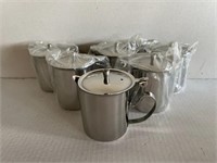 (6) Stainless Creamers
