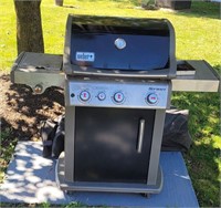 Weber Spirit Propane Barbeque Grill w/Canvas Cover