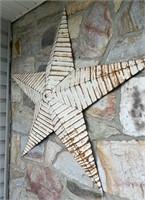 Large Galvanized Corrugated Star Rustic Wall Art