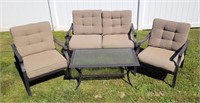 Patio/Outdoor Furniture Set #1 Glass Table Chairs