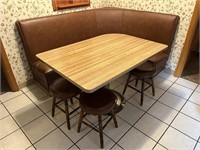 Kitchen Table w/ 3 Stools & Bench