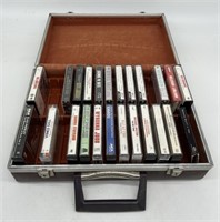 Case w Cassette Tapes Michael Bolton, Peaches & He