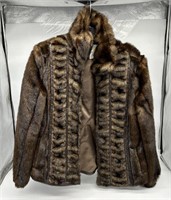 Ameri Mode Fur Jacket - Size M