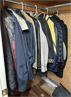 Large Lot of Men's & Women's Vintage Coats and Jac
