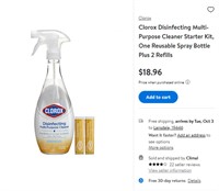 Clorox Disinfecting Cleaner/Bottle+Refills