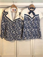 VINTAGE LILLI ANN KNIT 2PC JACKET AND TOP