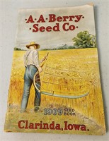 1909 a-a Berry seed co catalog