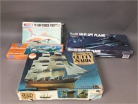 Miscellaneous Ship and Plane kits