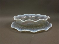 Hobnail Opalescent Bowl and Tray