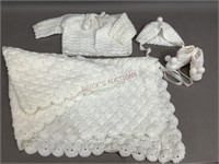 White Crotched Baby Items