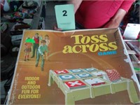 Original Toss Across Game, Ideal 1969 #2112-1,