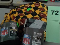 NFL/Steelers fleece throws, blanket