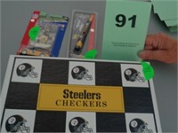 NFL/Steelers checkers, collectibles