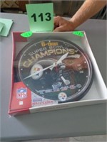 NFL/Steelers clock (in package)