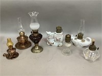 Assorted Miniature Oil Lamps