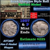 Buffalo Nickel Shotgun Roll in Old Bank Style 'Abb