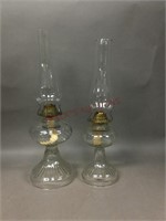 Tall Glass Oil Lamps