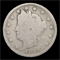 Set of 8 Different Dates Liberty Nickel 5c