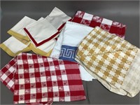 Assorted Tablecloths and Napkins