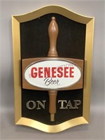 Genesee Beer on Tap Plastic Sign