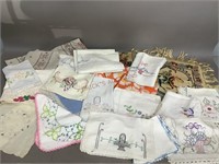 Assorted Vintage Linens and More