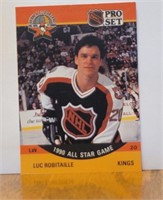 LUC ROBITAILLE NHL PRO SET 1990 ALL STAR GAME