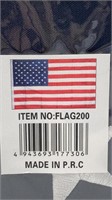 New Usa Flag 37in X 61in W