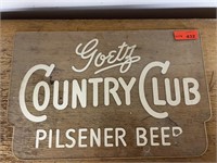 Country Club Pilsener Beer Sign 13x21