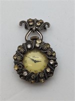 Antique Flarenza Necklace Watch - Mechanical! RUNS