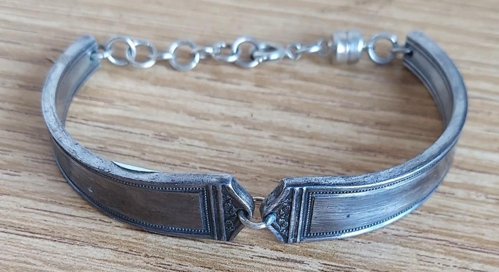 New Handmade Bracelet from Vintage Silverware
