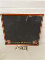 Sun Drop Cola advertising chalkboard sign