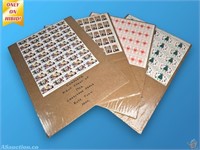 (4) Mint Sheets Stamps 50's - 60's
