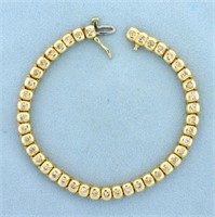2ct TW Diamond Line Bracelet in 14K Yellow Gold
