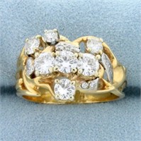 Vintage Custom Designed 1.75ct TW Diamond Ring in