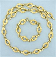 Italian Made Adjustable Heavy Designer Necklace an