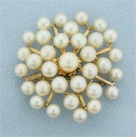 Ming's Designer Cultured Akoya Pearl Pendant or Br