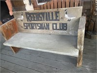 Reedsville sportsman club bench