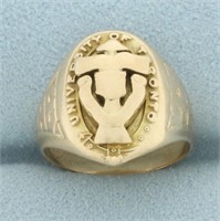 Womans Vintage University of Toronto Class Ring in