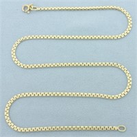 Boston C Link Chain Necklace in 14k Yellow Gold