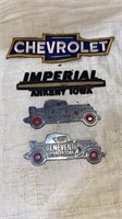 Beneventi Dealer Badges, Imperail, Chevrolet