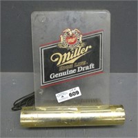 Miller Genuine Draft Lighted Beer Adv