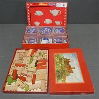 Wooden Castle Puzzle - China Toy Tea Set