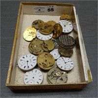 Pocket Watch Face Parts - AS IS