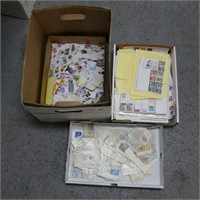 Box of Stamps - Some Unused