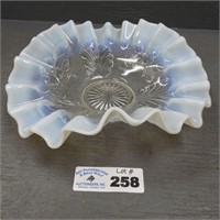 Opalescent Ruffled Bowl