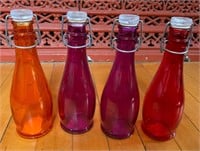 GLOBAL AMICI Flip Top Glass Bottles (b)