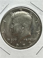 1972 D kennedy half dollar