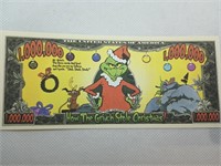 How the Grinch stole Christmas banknote